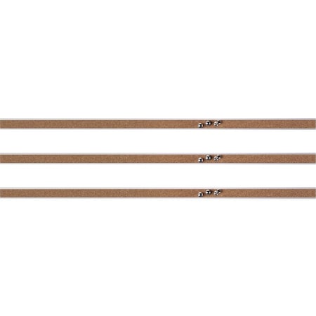 Lorell Cork Bulletin Bars, 24", Self-Sealing Strip, 3/BD, Aluminum PK LLR49533BD